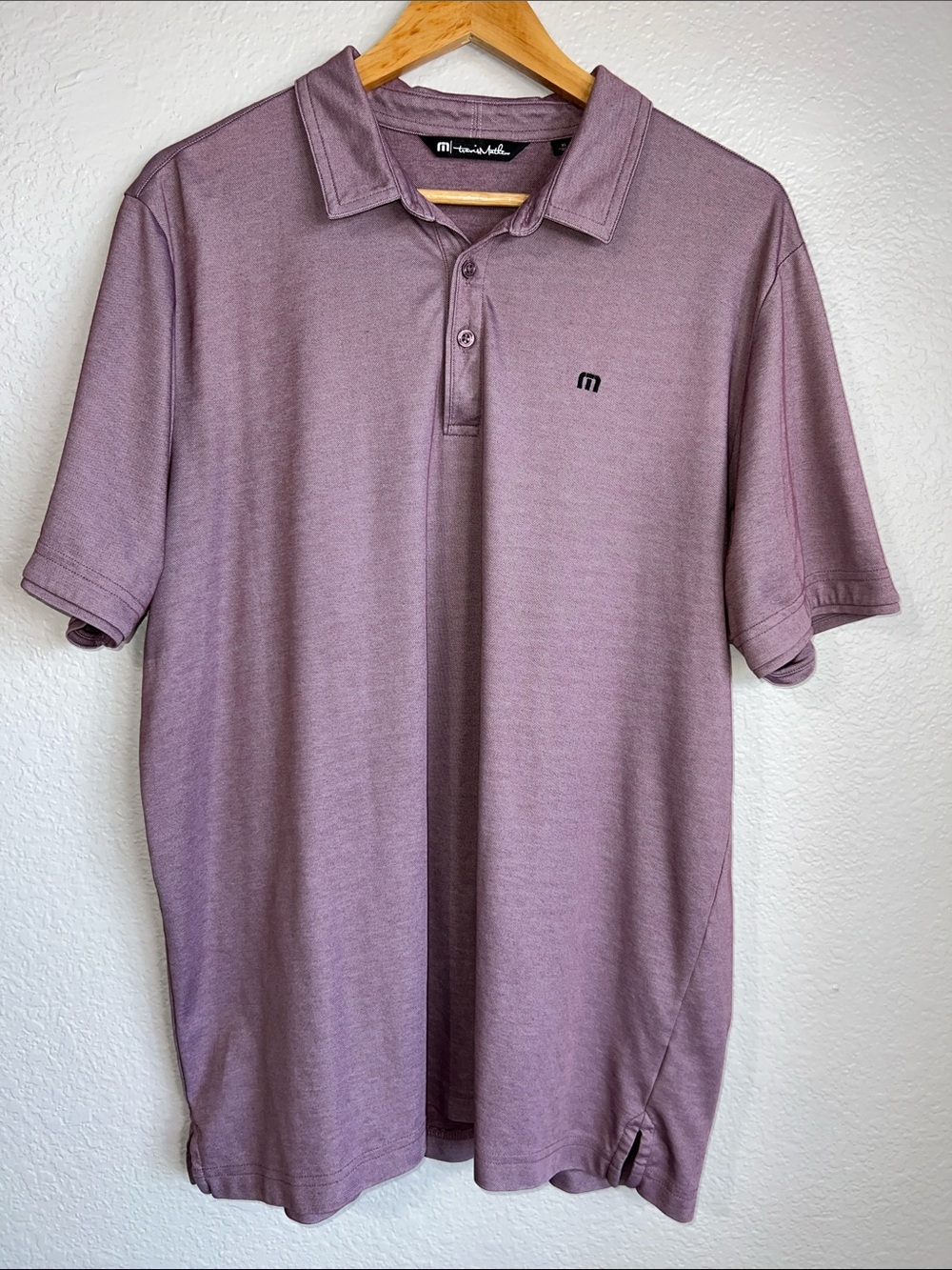 Travis Mathew Men's Dusty Mauve Polo